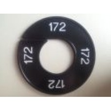 Maatring 9 cm zw/wit 172 Td05602172